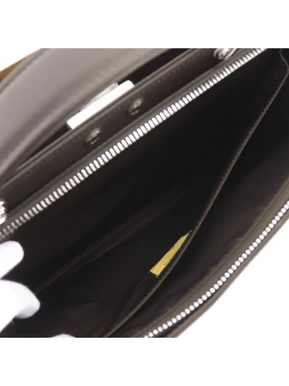 Fendi Peekaboo Ic You 2-Way Shoulder Nylon Brown Business